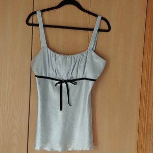 Silver tank top